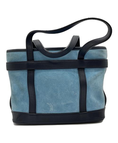 LOEWE（ロエベ）LOEWE (ロエベ) ハンドバッグ スカイブルー×ブラックの古着・服飾アイテム