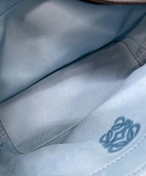 LOEWE（ロエベ）LOEWE (ロエベ) ハンドバッグ スカイブルー×ブラックの古着・服飾アイテム