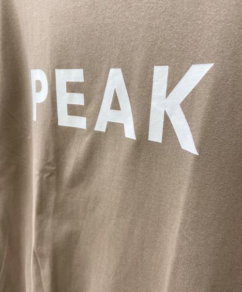 JOURNAL STANDARD relume（ジャーナルスタンダード レリューム）JOURNAL STANDARD relume (ジャーナルスタンダード レリューム) Snow peak (スノーピーク) Tシャツワンピース ベージュ×ホワイト サイズ:FREEの古着・服飾アイテム