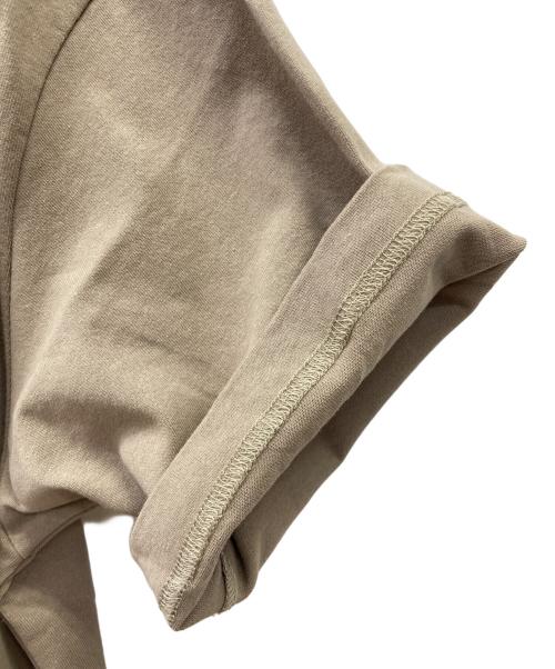 JOURNAL STANDARD relume（ジャーナルスタンダード レリューム）JOURNAL STANDARD relume (ジャーナルスタンダード レリューム) Snow peak (スノーピーク) Tシャツワンピース ベージュ×ホワイト サイズ:FREEの古着・服飾アイテム