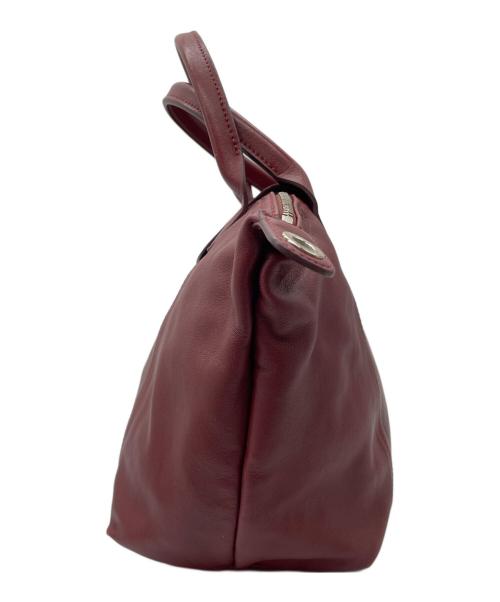 LONGCHAMP（ロンシャン）LONGCHAMP (ロンシャン) ハンドバッグ ボルドーの古着・服飾アイテム