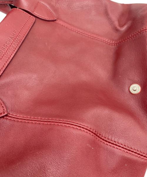 LONGCHAMP（ロンシャン）LONGCHAMP (ロンシャン) ハンドバッグ ボルドーの古着・服飾アイテム