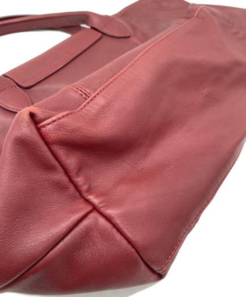 LONGCHAMP（ロンシャン）LONGCHAMP (ロンシャン) ハンドバッグ ボルドーの古着・服飾アイテム