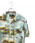 RRL (ダブルアールエル) CONEY ISLAND CAMP SHIRT ブルー×イエロー サイズ:M：17000円