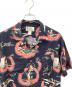 RRL (ダブルアールエル) TOROPICAL PRINT CAMP SHIRTS ネイビー×ピンク サイズ:S：18000円