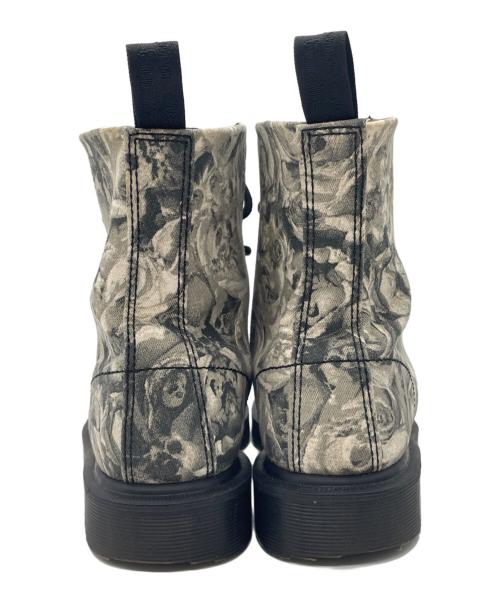 Dr.Martens（ドクターマーチン）Dr.Martens (ドクターマーチン) 8ホールブーツ ブラック×グレー サイズ:23cmの古着・服飾アイテム