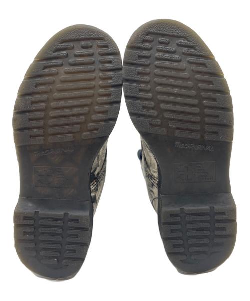 Dr.Martens（ドクターマーチン）Dr.Martens (ドクターマーチン) 8ホールブーツ ブラック×グレー サイズ:23cmの古着・服飾アイテム