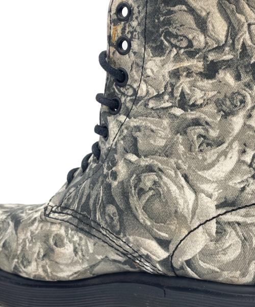 Dr.Martens（ドクターマーチン）Dr.Martens (ドクターマーチン) 8ホールブーツ ブラック×グレー サイズ:23cmの古着・服飾アイテム