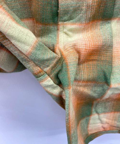 sttusy（ステューシー）sttusy (ステューシー) DORIS PLAID BAGGY SHORT イエロー×グリーン サイズ:3の古着・服飾アイテム