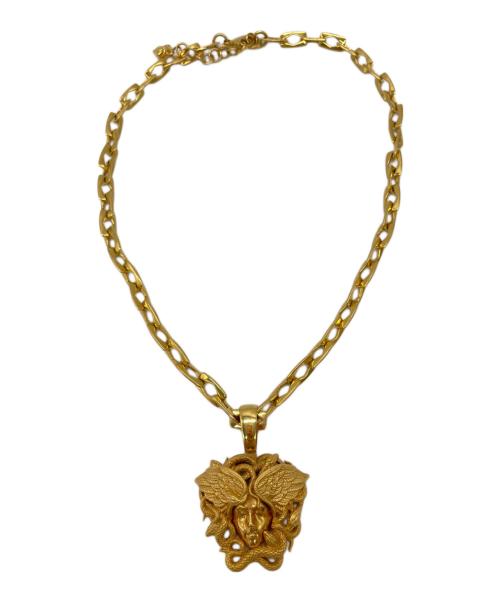 VERSACE（ヴェルサーチェ）VERSACE (ヴェルサーチェ) ネックレス ゴールドの古着・服飾アイテム