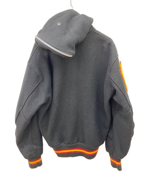 DeLong（デロング）DeLong (デロング) スタジャン ブラック×イエロー サイズ:Sの古着・服飾アイテム