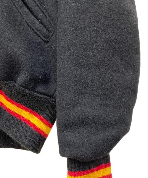 DeLong（デロング）DeLong (デロング) スタジャン ブラック×イエロー サイズ:Sの古着・服飾アイテム