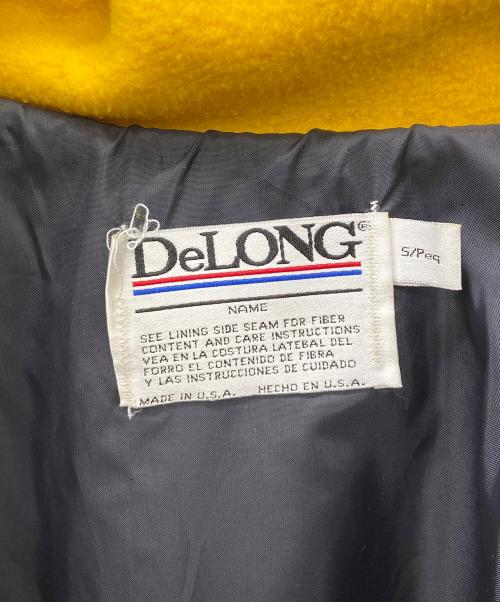 DeLong（デロング）DeLong (デロング) スタジャン ブラック×イエロー サイズ:Sの古着・服飾アイテム