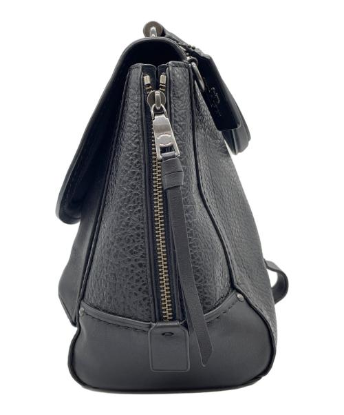 COACH（コーチ）COACH (コーチ) レザーリュック ブラックの古着・服飾アイテム