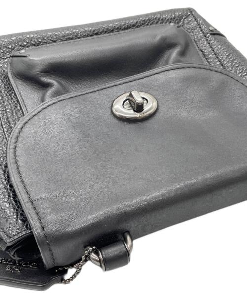 COACH（コーチ）COACH (コーチ) レザーリュック ブラックの古着・服飾アイテム