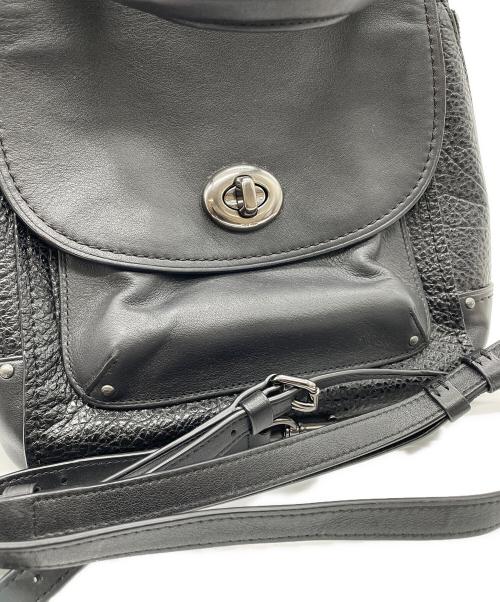 COACH（コーチ）COACH (コーチ) レザーリュック ブラックの古着・服飾アイテム