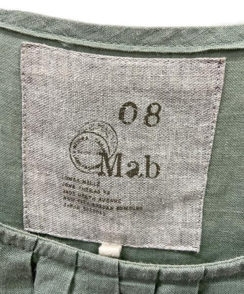 08MAB（ゼロハチマブ）08MAB (ゼロハチマブ) ブラウスワンピース グリーン サイズ:FREEの古着・服飾アイテム
