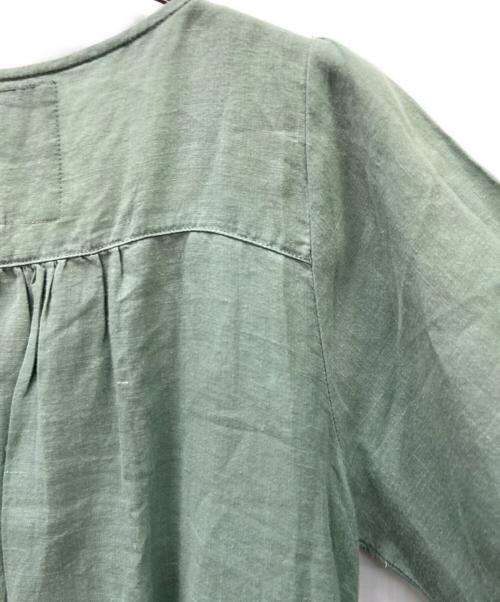 08MAB（ゼロハチマブ）08MAB (ゼロハチマブ) ブラウスワンピース グリーン サイズ:FREEの古着・服飾アイテム