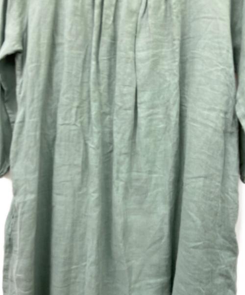 08MAB（ゼロハチマブ）08MAB (ゼロハチマブ) ブラウスワンピース グリーン サイズ:FREEの古着・服飾アイテム