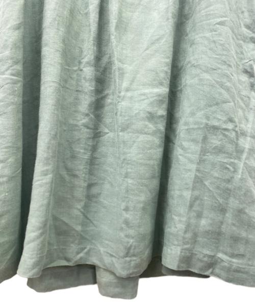 08MAB（ゼロハチマブ）08MAB (ゼロハチマブ) ブラウスワンピース グリーン サイズ:FREEの古着・服飾アイテム