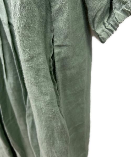 08MAB（ゼロハチマブ）08MAB (ゼロハチマブ) ブラウスワンピース グリーン サイズ:FREEの古着・服飾アイテム