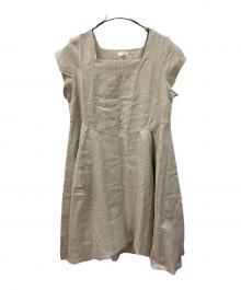 wafu（ワフー）の古着「リネンワンピース」｜ベージュ