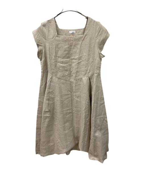 wafu（ワフー）wafu (ワフー) リネンワンピース ベージュ サイズ:不明の古着・服飾アイテム