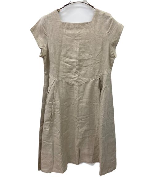 wafu（ワフー）wafu (ワフー) リネンワンピース ベージュ サイズ:不明の古着・服飾アイテム