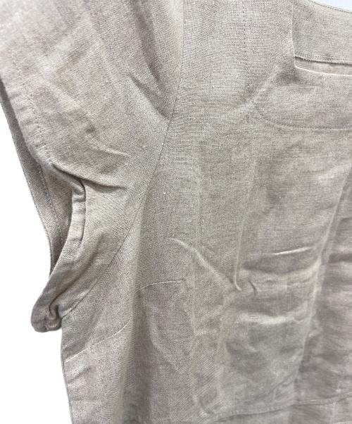 wafu（ワフー）wafu (ワフー) リネンワンピース ベージュ サイズ:不明の古着・服飾アイテム