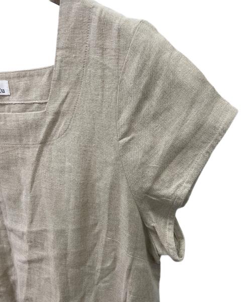 wafu（ワフー）wafu (ワフー) リネンワンピース ベージュ サイズ:不明の古着・服飾アイテム