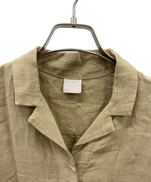 TSUHARU by samansa Mos2（ツハル バイ サマンサモスモス）TSUHARU by Samansa Mos2 (ツハル バイ サマンサモスモス) シャツワンピース ベージュ サイズ:FREEの古着・服飾アイテム