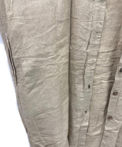 TSUHARU by samansa Mos2（ツハル バイ サマンサモスモス）TSUHARU by Samansa Mos2 (ツハル バイ サマンサモスモス) シャツワンピース ベージュ サイズ:FREEの古着・服飾アイテム