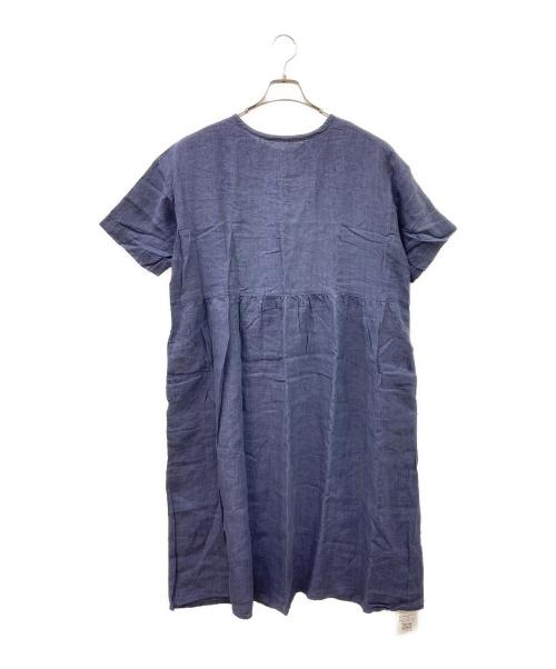 TSUHARU by samansa Mos2（ツハル バイ サマンサモスモス）TSUHARU by samansa Mos2 (ツハル バイ サマンサモスモス) ブラウスワンピース ネイビー サイズ:FREE 未使用品の古着・服飾アイテム