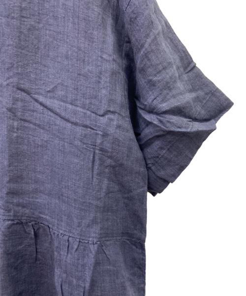 TSUHARU by samansa Mos2（ツハル バイ サマンサモスモス）TSUHARU by samansa Mos2 (ツハル バイ サマンサモスモス) ブラウスワンピース ネイビー サイズ:FREE 未使用品の古着・服飾アイテム