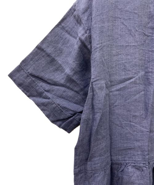 TSUHARU by samansa Mos2（ツハル バイ サマンサモスモス）TSUHARU by samansa Mos2 (ツハル バイ サマンサモスモス) ブラウスワンピース ネイビー サイズ:FREE 未使用品の古着・服飾アイテム