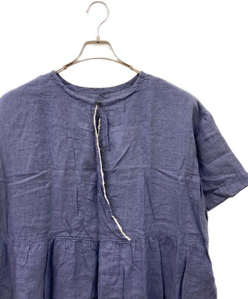 TSUHARU by samansa Mos2（ツハル バイ サマンサモスモス）TSUHARU by samansa Mos2 (ツハル バイ サマンサモスモス) ブラウスワンピース ネイビー サイズ:FREE 未使用品の古着・服飾アイテム