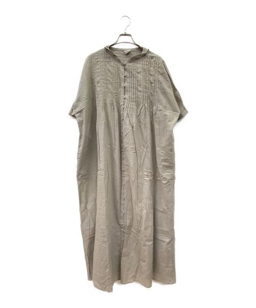 TSUHARU by samansa Mos2（ツハル バイ サマンサモスモス）TSUHARU by samansa Mos2 (ツハル バイ サマンサモスモス) ブラウスワンピース グレー サイズ:FREE 未使用品の古着・服飾アイテム