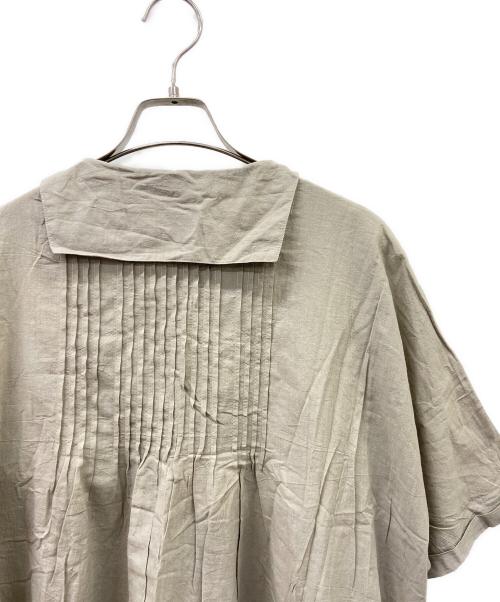 TSUHARU by samansa Mos2（ツハル バイ サマンサモスモス）TSUHARU by samansa Mos2 (ツハル バイ サマンサモスモス) ブラウスワンピース グレー サイズ:FREE 未使用品の古着・服飾アイテム