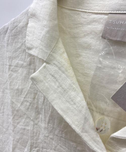 TSUHARU by samansa Mos2（ツハル バイ サマンサモスモス）TSUHARU by Samansa Mos2 (ツハル バイ サマンサモスモス) シャツワンピース アイボリー サイズ:FREEの古着・服飾アイテム