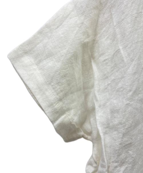 TSUHARU by samansa Mos2（ツハル バイ サマンサモスモス）TSUHARU by Samansa Mos2 (ツハル バイ サマンサモスモス) シャツワンピース アイボリー サイズ:FREEの古着・服飾アイテム