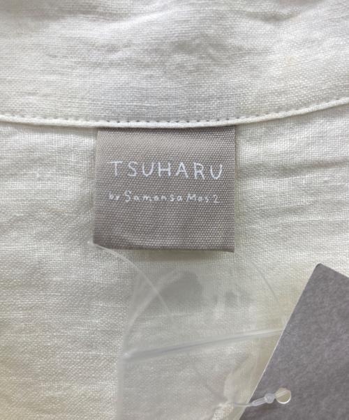 TSUHARU by samansa Mos2（ツハル バイ サマンサモスモス）TSUHARU by Samansa Mos2 (ツハル バイ サマンサモスモス) シャツワンピース アイボリー サイズ:FREEの古着・服飾アイテム