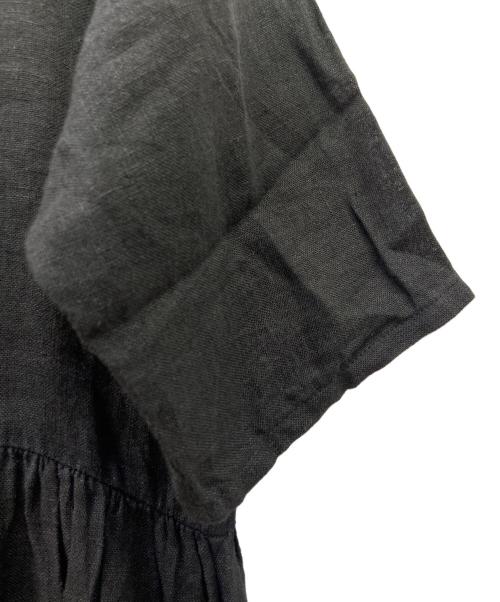 TSUHARU by samansa Mos2（ツハル バイ サマンサモスモス）TSUHARU by samansa Mos2 (ツハル バイ サマンサモスモス) ブラウスワンピース ブラック サイズ:FREEの古着・服飾アイテム