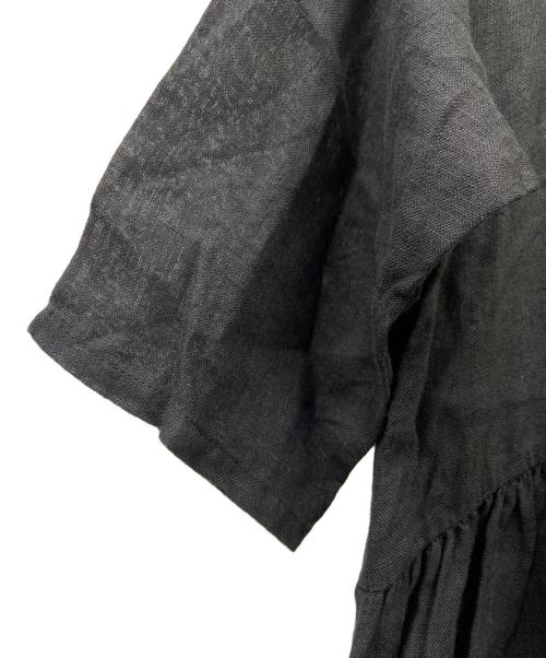 TSUHARU by samansa Mos2（ツハル バイ サマンサモスモス）TSUHARU by samansa Mos2 (ツハル バイ サマンサモスモス) ブラウスワンピース ブラック サイズ:FREEの古着・服飾アイテム