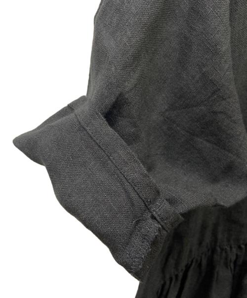 TSUHARU by samansa Mos2（ツハル バイ サマンサモスモス）TSUHARU by samansa Mos2 (ツハル バイ サマンサモスモス) ブラウスワンピース ブラック サイズ:FREEの古着・服飾アイテム