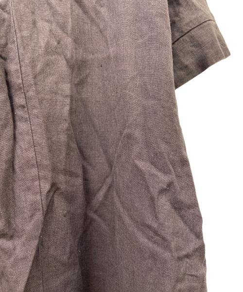 nest Robe（ネストローブ）nest Robe (ネストローブ) ブラウスワンピース ブラウン サイズ:FREEの古着・服飾アイテム