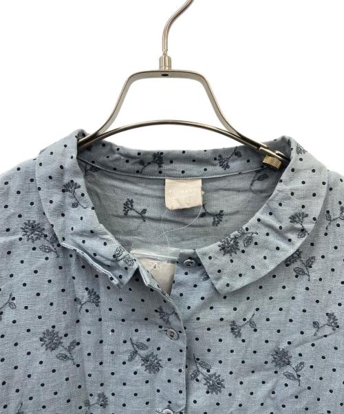 TSUHARU by samansa Mos2（ツハル バイ サマンサモスモス）TSUHARU by Samansa Mos2 (ツハル バイ サマンサモスモス) シャツワンピース ブルー サイズ:FREE 未使用品の古着・服飾アイテム