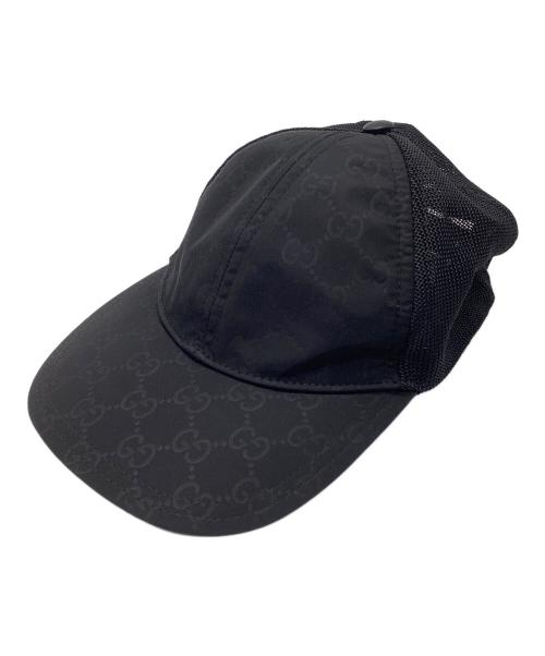 GUCCI（グッチ）GUCCI (グッチ) メッシュキャップ ブラック サイズ:Sの古着・服飾アイテム