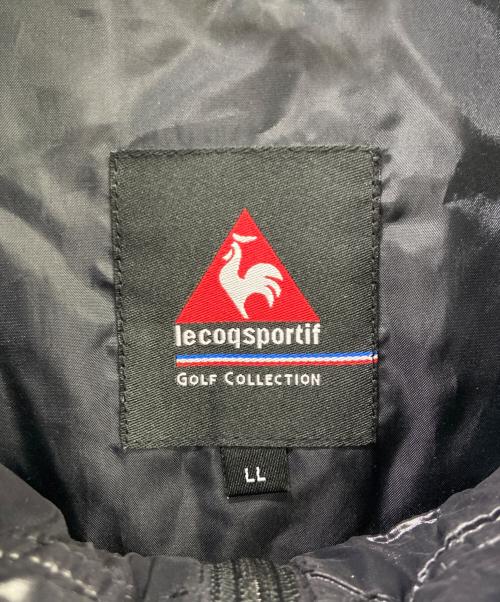 le coq sportif（ルコックスポルティフ）le coq sportif (ルコックスポルティフ) ダウンジャケット ブラック サイズ:LLの古着・服飾アイテム
