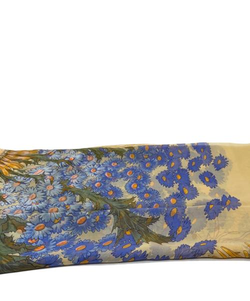 HERMES（エルメス）HERMES (エルメス) 大判シルクスカーフ イエローの古着・服飾アイテム