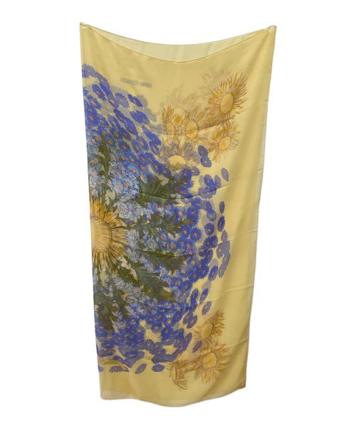 HERMES（エルメス）HERMES (エルメス) 大判シルクスカーフ イエローの古着・服飾アイテム